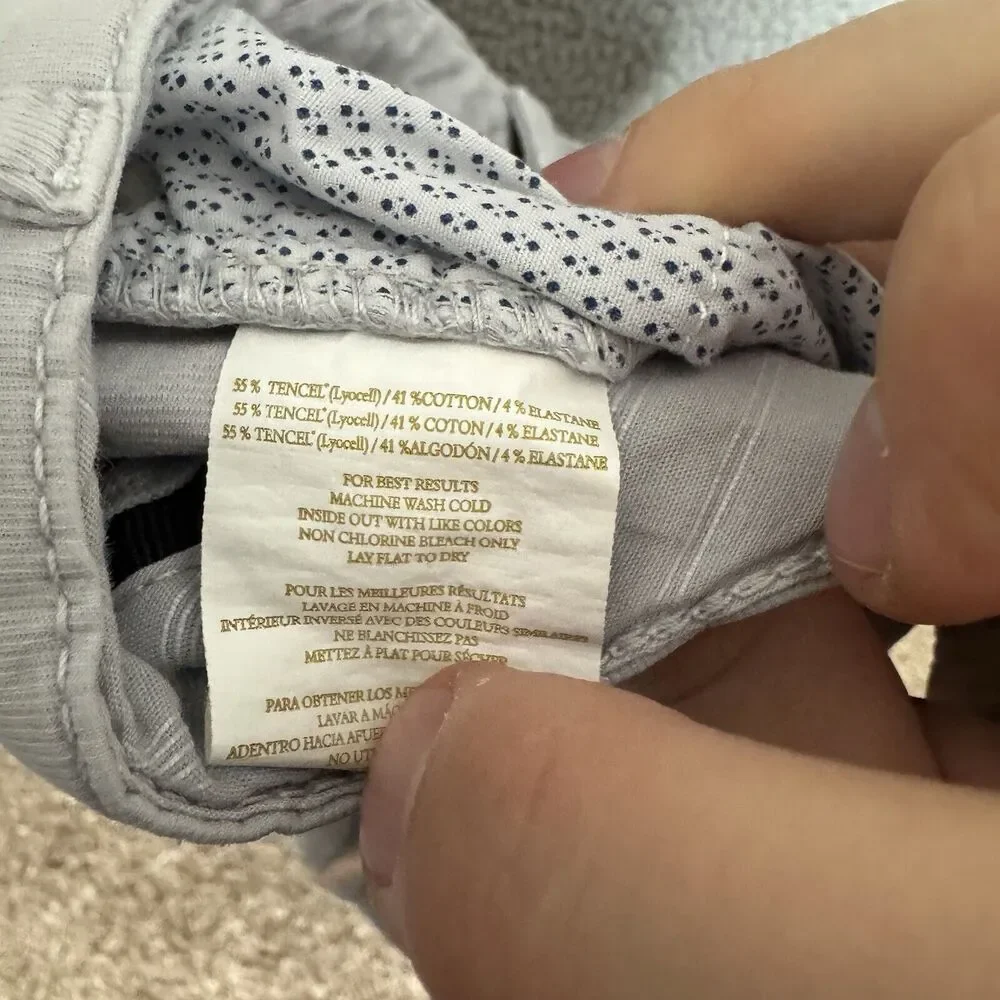 Peter Millar Pants Mens 32x27 Grey Collection‎ Chino Stretch Flat Front